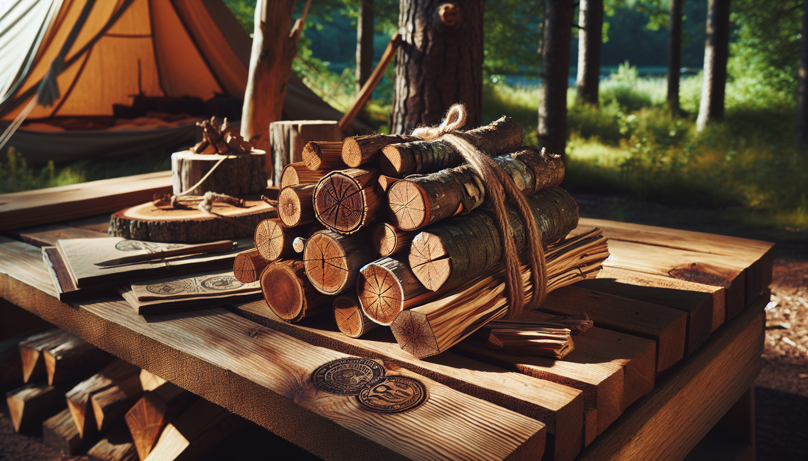 Artisanal Firewood Bundling